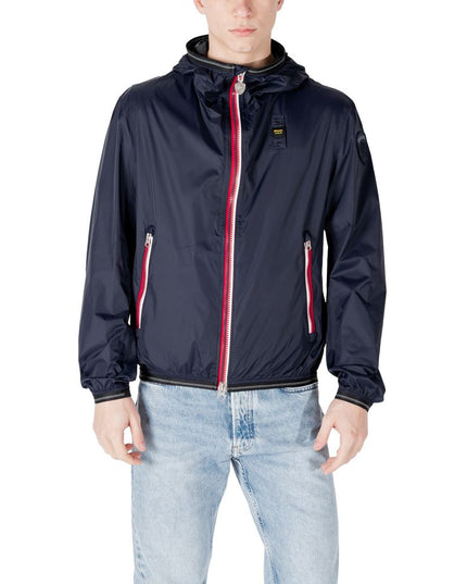 Blauer Blue Polyamide Shell Jacket