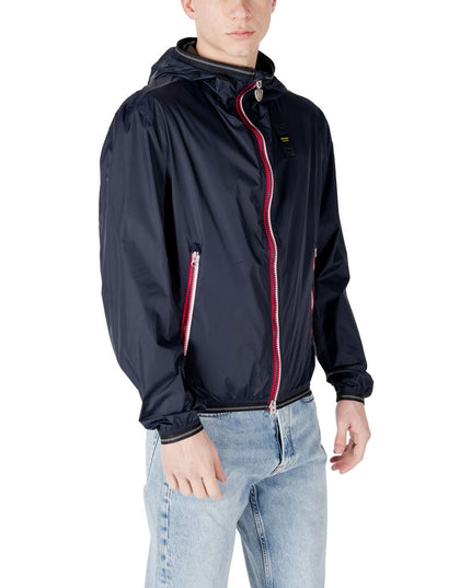 Blauer Blue Polyamide Shell Jacket