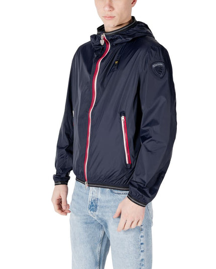 Blauer Blue Polyamide Shell Jacket