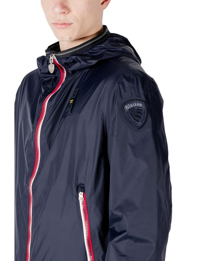 Blauer Blue Polyamide Shell Jacket