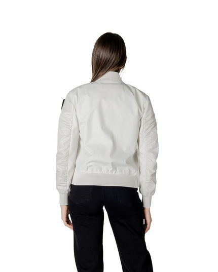 Blauer White Polyamide Bomber