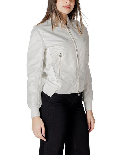 Blauer White Polyamide Bomber