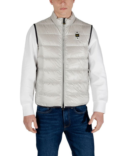 Blauer Gray Polyamide Sleveless Jacket