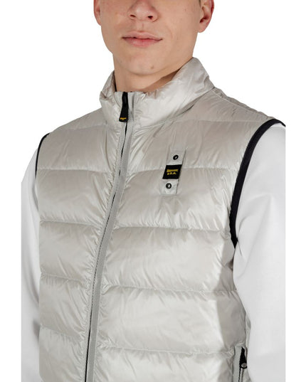 Blauer Gray Polyamide Sleveless Jacket