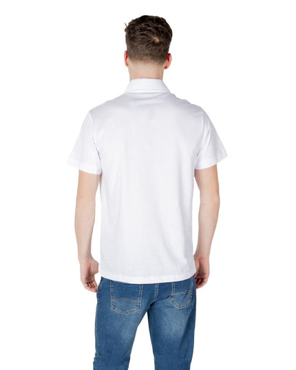 Emporio Armani Underwear White Cotton Polo Shirt