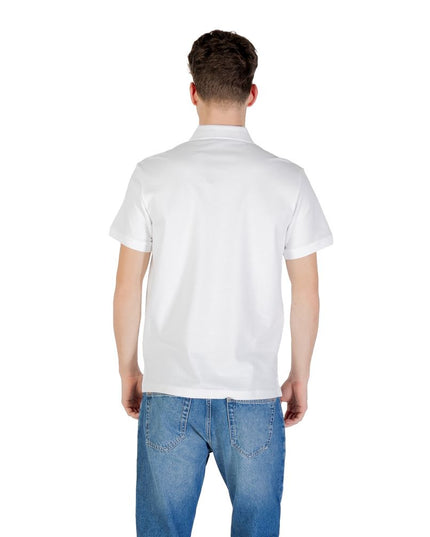Emporio Armani Underwear White Cotton Polo Shirt