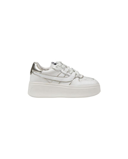 ASH White Leather Platform Sneakers