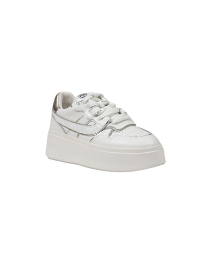 ASH White Leather Platform Sneakers