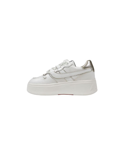 ASH White Leather Platform Sneakers