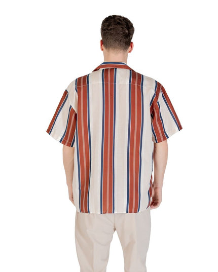 Gianni Lupo Beige Linen Shortsleeve Shirt