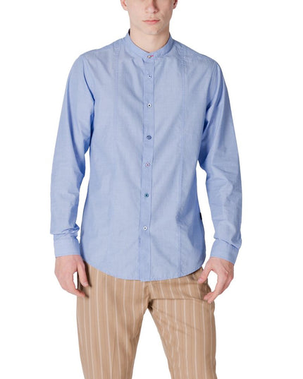 Gianni Lupo Light Blue Cotton Shirt