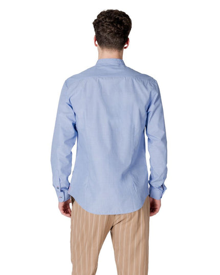 Gianni Lupo Light Blue Cotton Shirt