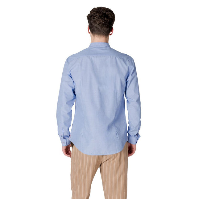 Gianni Lupo Light Blue Cotton Shirt