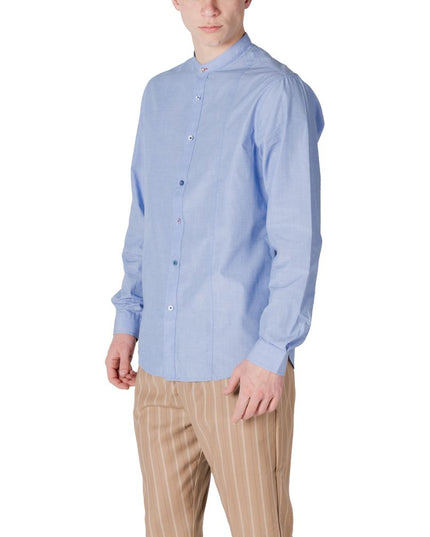 Gianni Lupo Light Blue Cotton Shirt