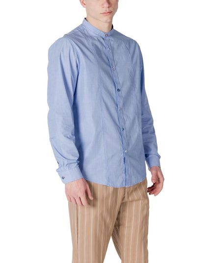 Gianni Lupo Light Blue Cotton Shirt
