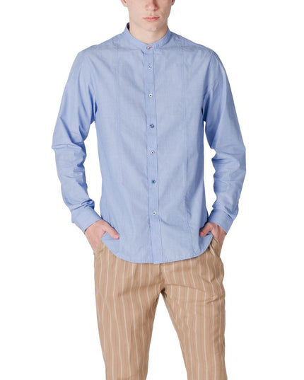 Gianni Lupo Light Blue Cotton Shirt