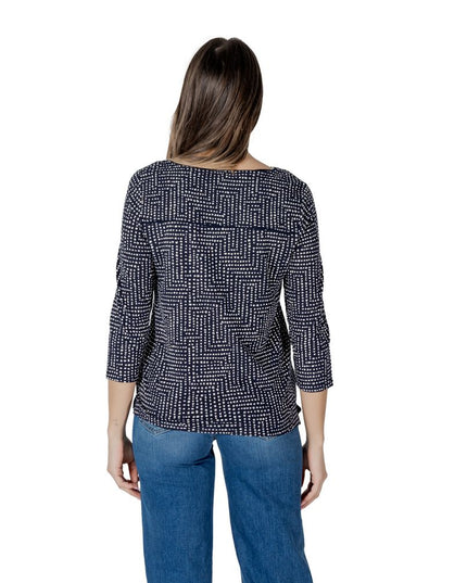 Street One Blue Viscose Long Sleeve T-Shirt