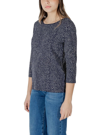 Street One Blue Viscose Long Sleeve T-Shirt