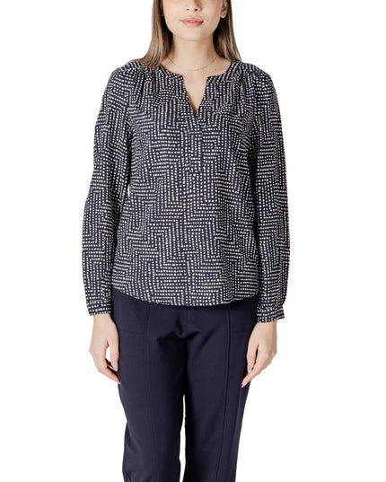 Street One Blue Viscose Blouse
