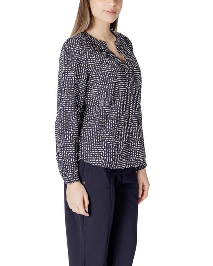 Street One Blue Viscose Blouse