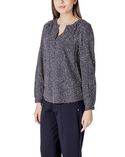 Street One Blue Viscose Blouse