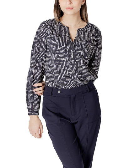 Street One Blue Viscose Blouse