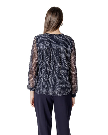 Street One Blue Polyester Blouse