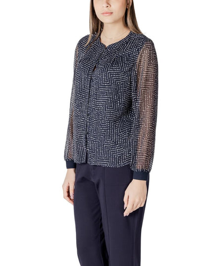 Street One Blue Polyester Blouse