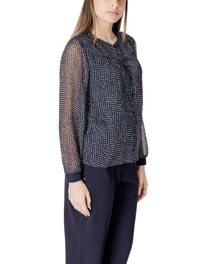 Street One Blue Polyester Blouse