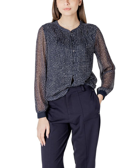 Street One Blue Polyester Blouse