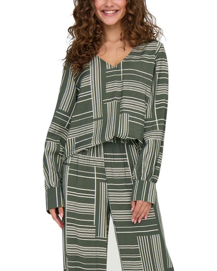 Jacqueline De Yong Green Viscose Blouse