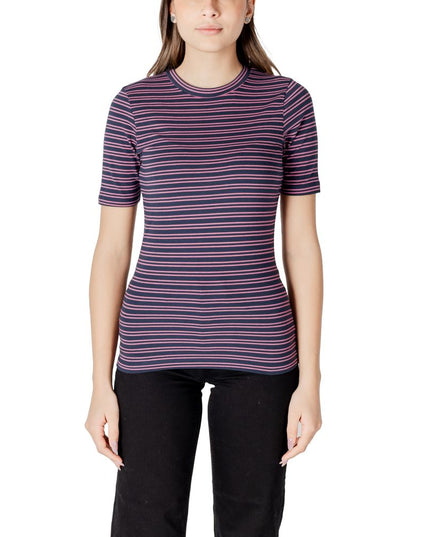 ICHI Bicolor Cotton T-Shirt