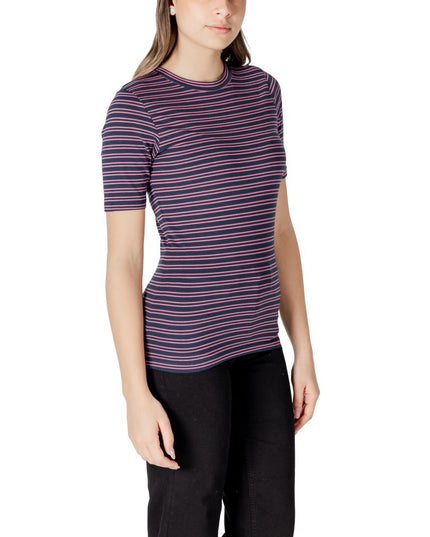 ICHI Bicolor Cotton T-Shirt