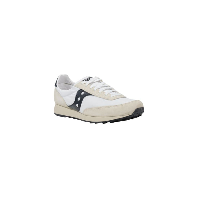 Saucony Black And White Leather Athletic Sneakers