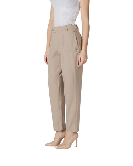 Street One Beige Viscose Pant