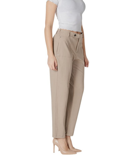 Street One Beige Viscose Pant