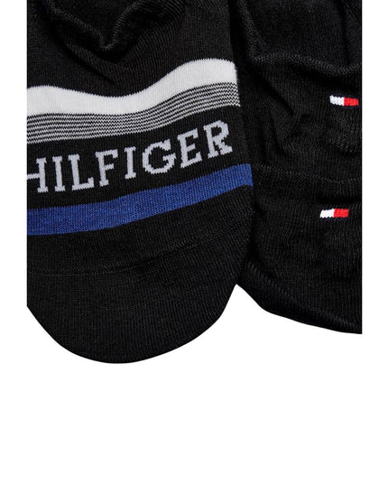 Tommy Hilfiger Black Cotton Sock