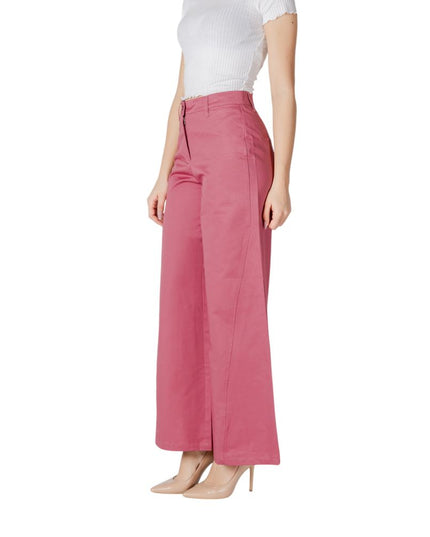 ICHI Pink Cotton Pant