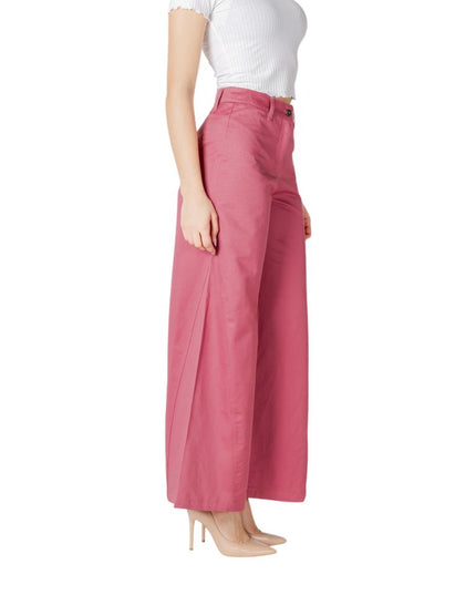 ICHI Pink Cotton Pant