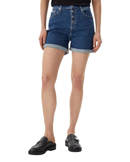 Calvin Klein Jeans Blue Cotton Shorts