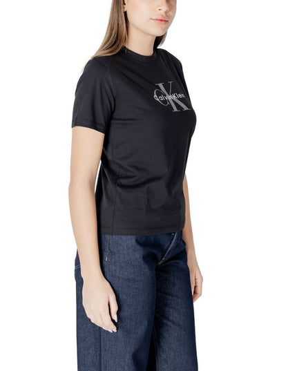 Calvin Klein Jeans Black Cotton T-Shirt