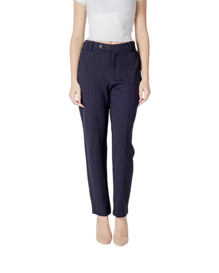 Street One Blue Viscose Pant