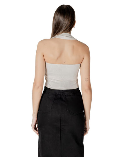 Calvin Klein Jeans Beige Cotton Top