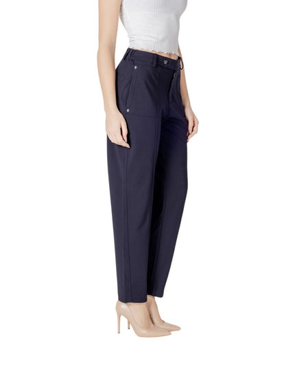 Street One Blue Viscose Pant