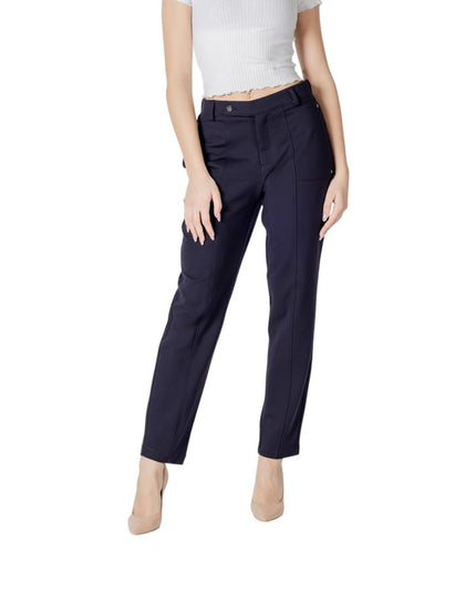 Street One Blue Viscose Pant