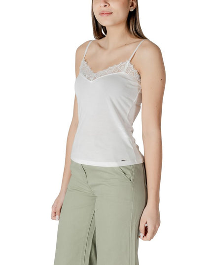 Morgan De Toi White Modal Tank Top