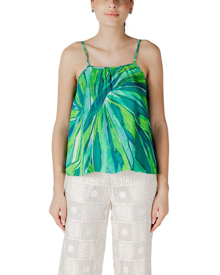 Only Green Viscose Tank Top