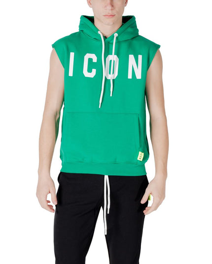 Icon Green Cotton Hoodie