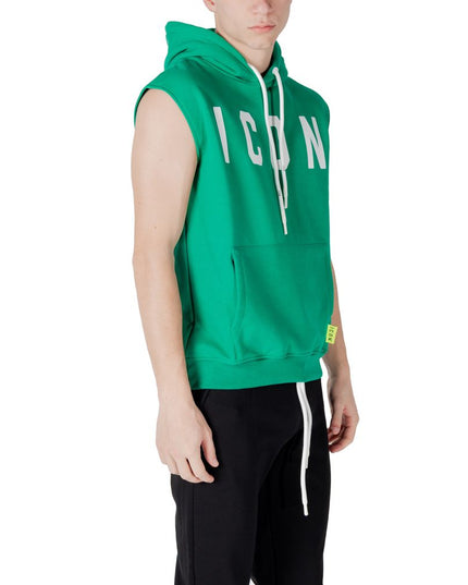 Icon Green Cotton Hoodie