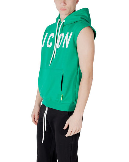 Icon Green Cotton Hoodie